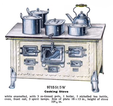 1936: Top-of the range spirit-fired stove 9715 St/5W