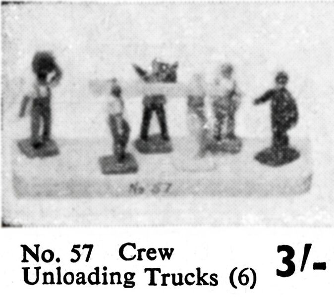 File:Crew Unloading Trucks, Wardie Master Models 57 (Gamages 1959).jpg