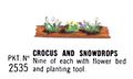 Crocuses and Snowdrops, Britains Floral Garden 2535 (Britains 1966).jpg