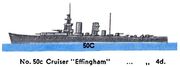 Cruiser Effingham, Dinky Toys 50c (1935 BoHTMP).jpg