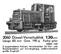 Diesel Shunting Locomotive, Kleinbahn 2060 (KleinbahnCat 1965).jpg