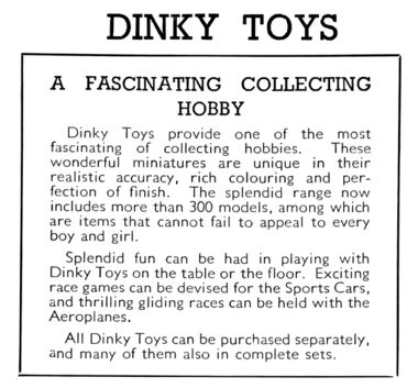 Dinky Toys - A Fascinating Collecting Hobby (1939)