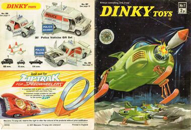 1971: Dinky Toys catalogue: Gerry Anderson's "UFO"