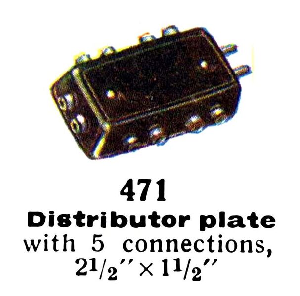 File:Distributor Plate with five connections, Märklin 471 (MarklinCat 1936).jpg