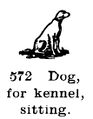 Dog for kennel, sitting, Britains Farm 569 (BritCat 1940).jpg