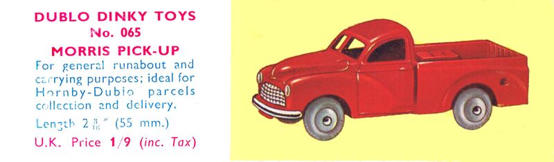 File:Dublo Dinky Toys 065 - Morris Pickup (MM 1957-12).jpg