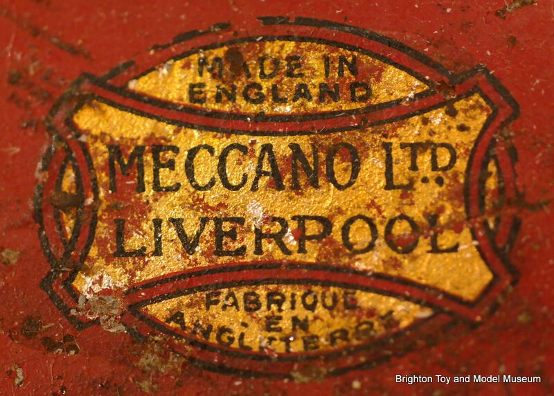 File:Early Meccano Ltd red and gold foil sticker.jpg
