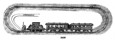 1900s: Märklin electric model railway 3420, gauge 0
