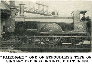 1881-built "Fairlight" locomotive (Stroudley)