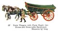 Farm Waggon with Farm Hand, two Horses and Removable Backboard, Britains Farm 5F (Britains 1958).jpg