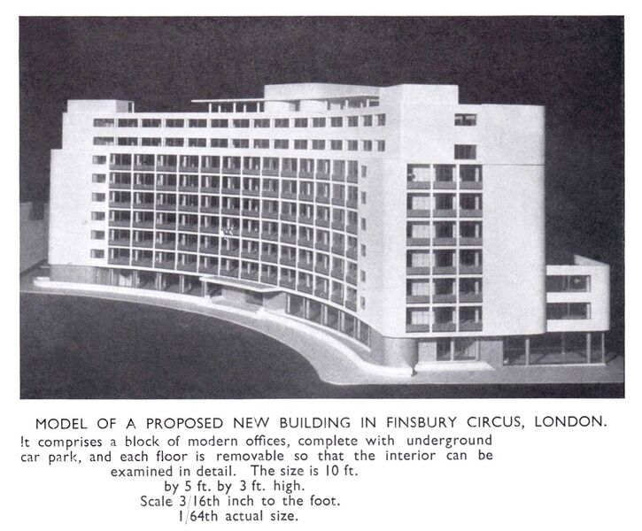 File:Finsbury Circus development, 1-64-scale (Bassett-Lowke).jpg