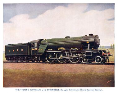 LNER 4472 Flying Scotsman, photo published in the mid-1930s