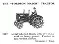 Fordson Major Tractor, Britains 127F (BritainsCat 1958).jpg