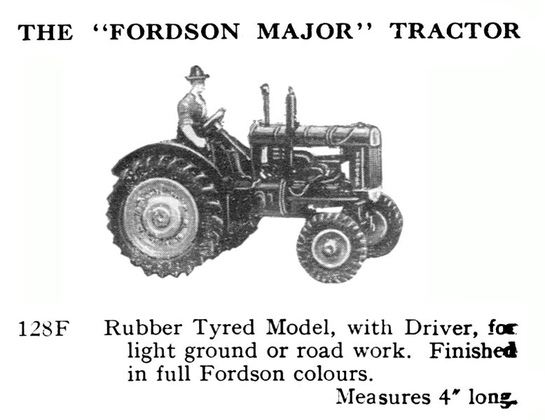 File:Fordson Major Tractor, Britains 128F (BritainsCat 1958).jpg