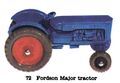 Fordson Major Tractor, Matchbox No72 (MBCat 1959).jpg