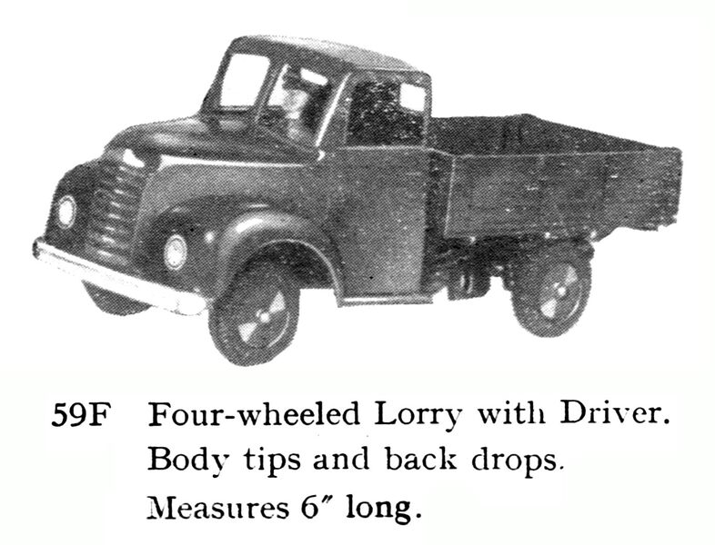 File:Four-wheeled Lorry with Driver, Britains 59F (BritainsCat 1958).jpg
