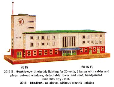 1936: Catalogue image of Märklin 2015, Friedrichshafen Port Station