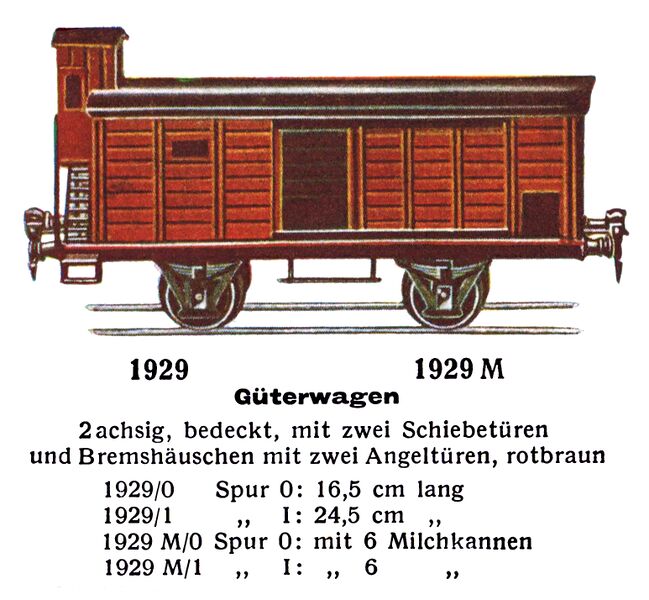 File:Güterwagen - Goods Wagon, with Milk Cans, Märklin 1929-M (MarklinCat 1931).jpg
