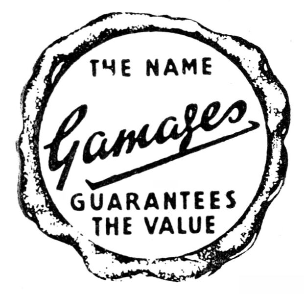 File:Gamages seal logo.jpg