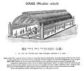 Gare, Modele Reduite – Station Canopy, Kit, Märklin 2071-0E 2071-1E (MarklinCatFr ~1921).jpg
