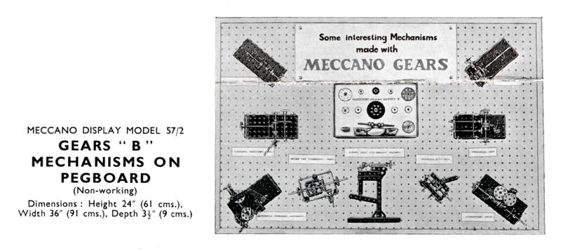 File:Gears B Mechanisms on Pegboard, Meccano Display Model 57-2 (MDM 1957).jpg