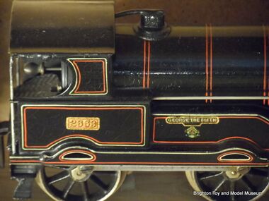 "George the Fifth" loco, Bing for Bassett-Lowke, black LNER livery