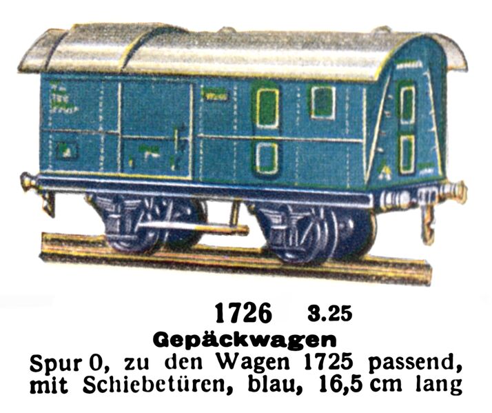 File:Gepäckwagen - Baggage Car, blue, Märklin 1726 (MarklinCat 1939).jpg