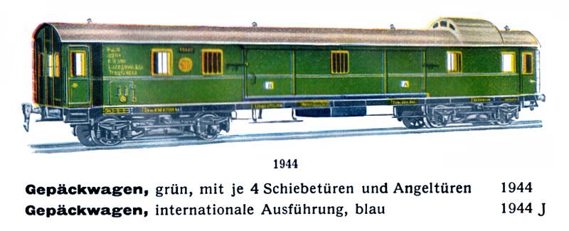 File:Gepäckwagen - Baggage Car, green, 40cm, Märklin 1944 (MarklinCat 1939).jpg