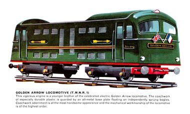 Golden Arrow garden railway locomotive TMNR1