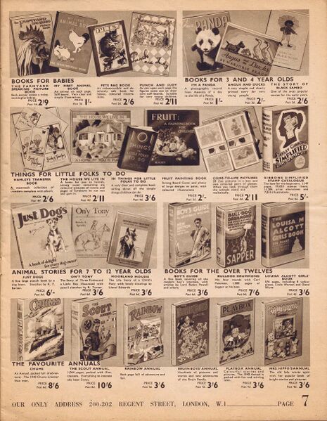 File:Hamleys 1939 catalogue, page07, Books and Annuals (HamleyCat 1939).jpg