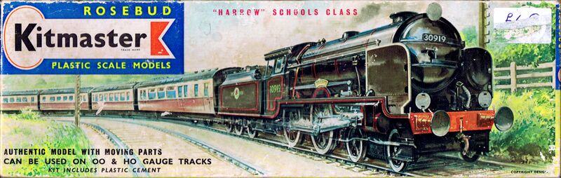 File:Harrow Schools Class loco, box artwork (Rosebud Kitmaster No5).jpg