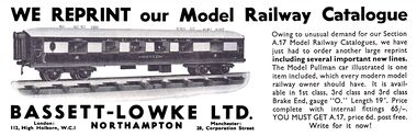1935: Bassett-Lowke Pullman cars in gauge 0, Hazel