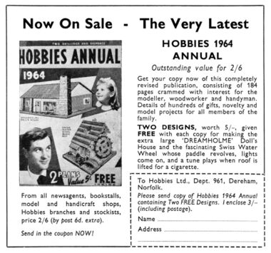 1964 Hobbies Annual
