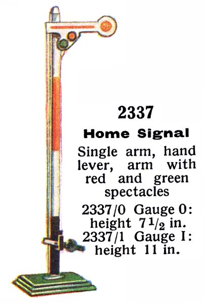 File:Home Signal, single arm, Märklin 2337 (MarklinCat 1936).jpg