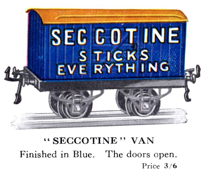 File:Hornby 'Seccotine' Van (1928 HBoT).jpg