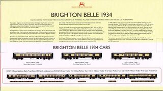rear box artwork for the 2012 Hornby R2987 Brighton Belle EMU pack