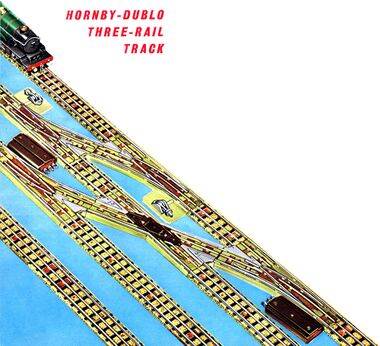 1959 image: Hornby Dublo Three-rail Track