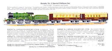 1929 listing for the No.2 Specials, referring to the Southern loco (not illustrated) as "A.759"