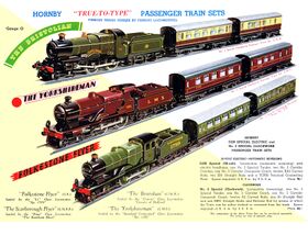 Three of the No.2 Specials and their passenger train sets, in 1938. LNER Bramham Moor is on a separate page