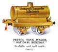 Hornby Petrol Tank Wagon, 'National Benzole' (1925 HBoT).jpg
