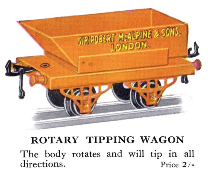 File:Hornby Rotary Tipping Wagon (1928 HBoT).jpg