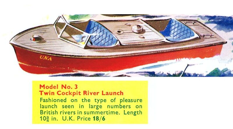 File:Hornby Speedboat No3 Twin Cockpit River Launch, Una (MM 1961-06).jpg