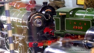 Some of the Hornby gauge 0 locomotives from elsewhere in the Museum