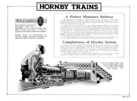 Hornby Trains, A Perfect Miniature Railway (featuring the bridge), 1931