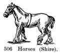 Horses (Shire), Britains Farm 506 (BritCat 1940).jpg