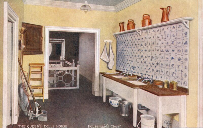 File:Housemaids Closet, The Queens Dolls House postcards (Raphael Tuck 4504-6).jpg