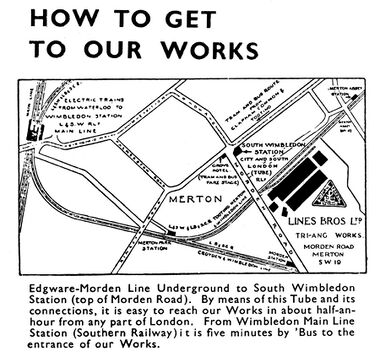 1937: "How to get to our works"