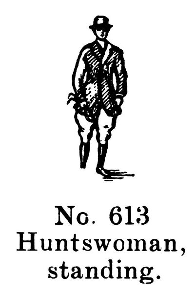 File:Huntswoman, standing, Britains Farm 613 (BritCat 1940).jpg