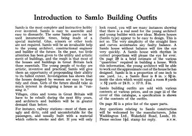 Introduction to Samlo Building Outfits