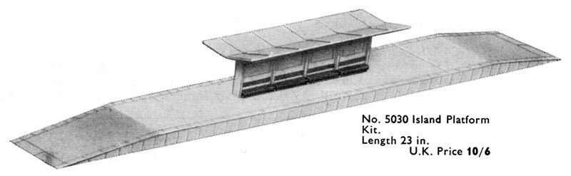 File:Island Platform Kit, polystyrene, Hornby Dublo 5030 (MM 1961-06).jpg